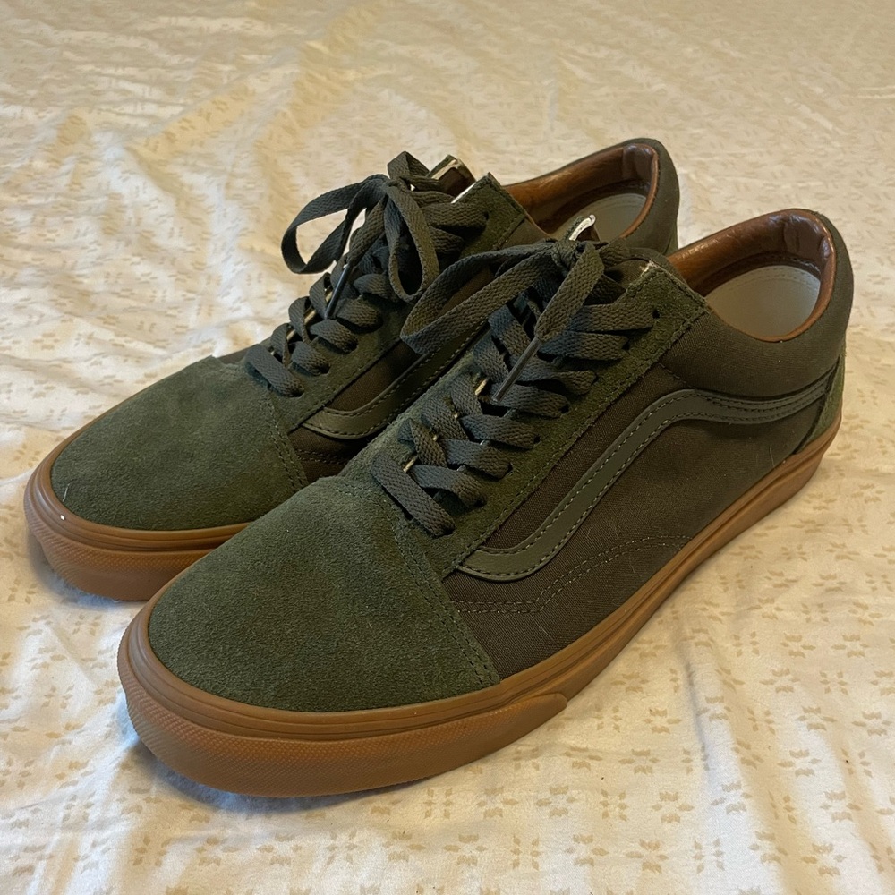 Vans Old School 10.5 Green Olive